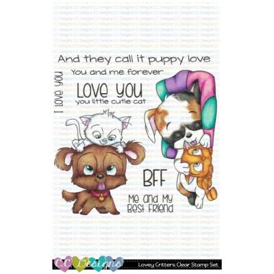 C.C. Designs Clear Stamps - Lovey Critter